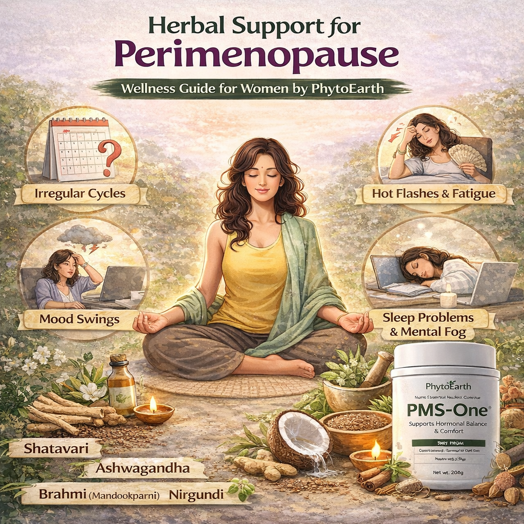 Herbal Support for Perimenopause: Wellness Guide for Women by PhytoEarth